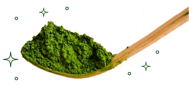 Spoon full of matcha